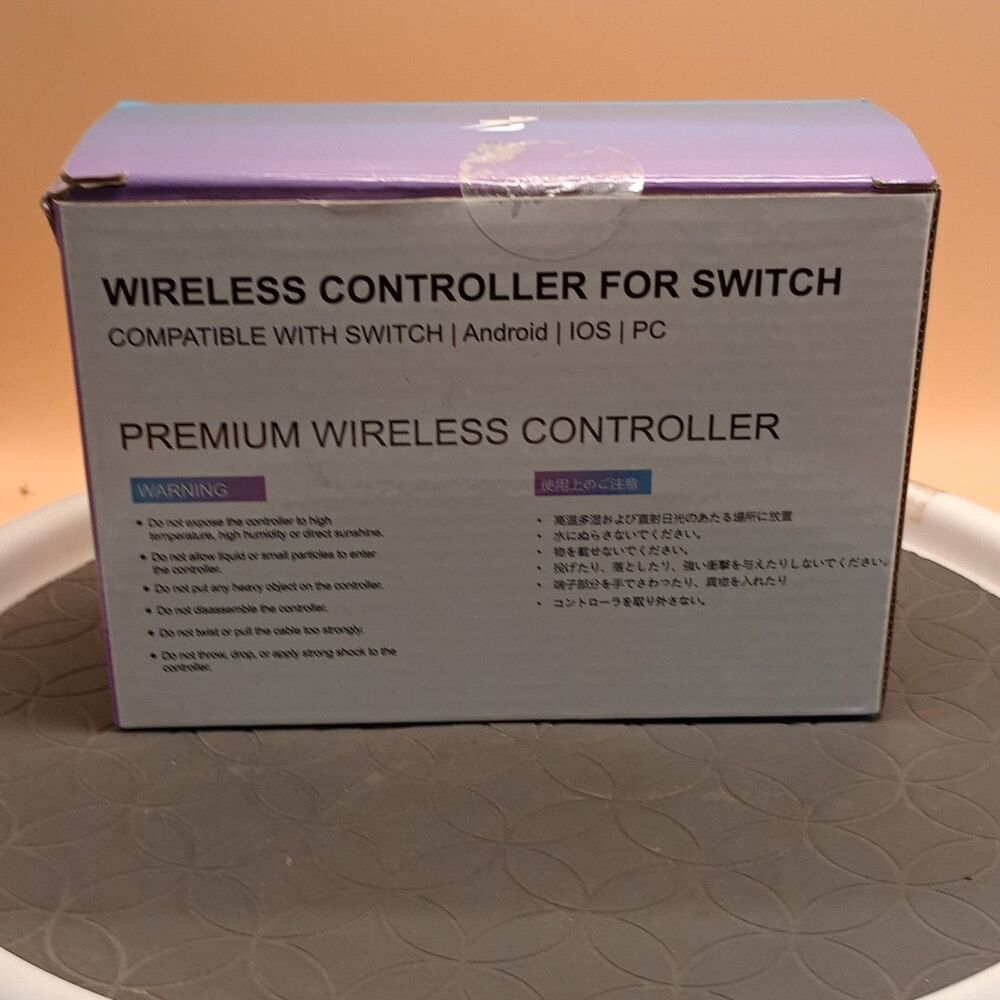 Wireless Bluetooth Controller for Switch Android iOS PC Turbo Programmable - Picture 3 of 5